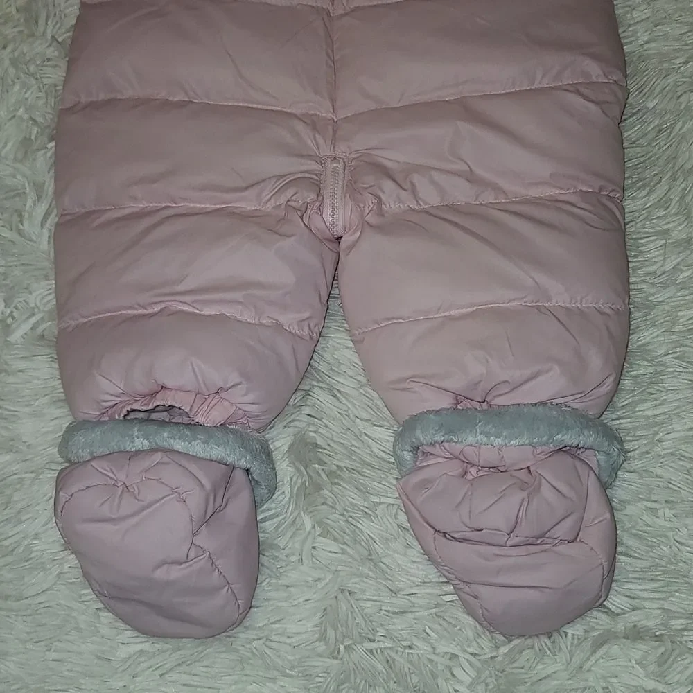 Children's Place Pink Snowsuit Bunting 3-6 months